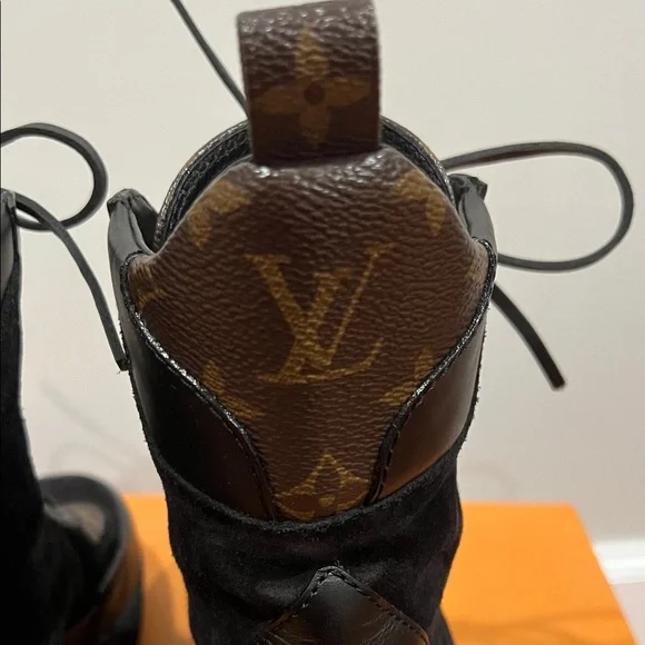 Louis Vuitton Lauréate leather lace up boots - Picture 2 of 6